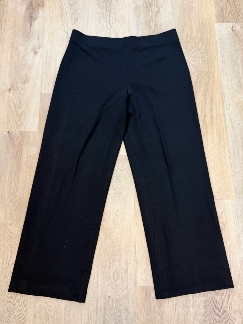 Eileen Fisher Wide-Leg Pull On Knit Pants